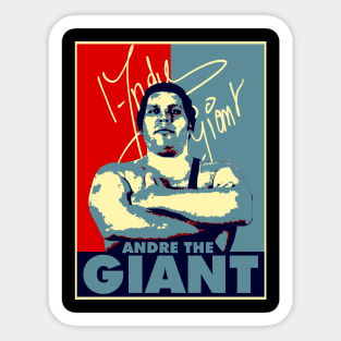 Andre the giant Sticker